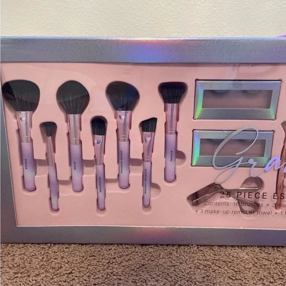 Lavender Makeup Brush Set